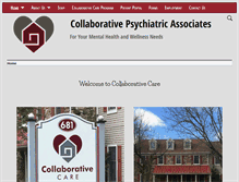 Tablet Screenshot of collaborativecare.org